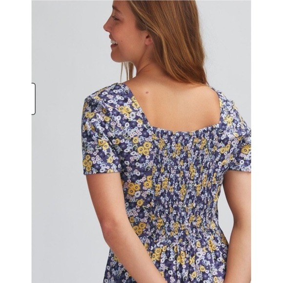 Vans Deco Ditsy Blue Floral Dress - Women's Small - Picture 3 of 10